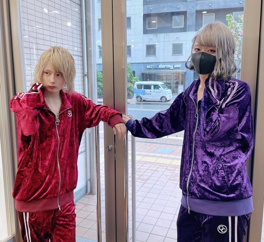 ベロア ジャージ セットアップ