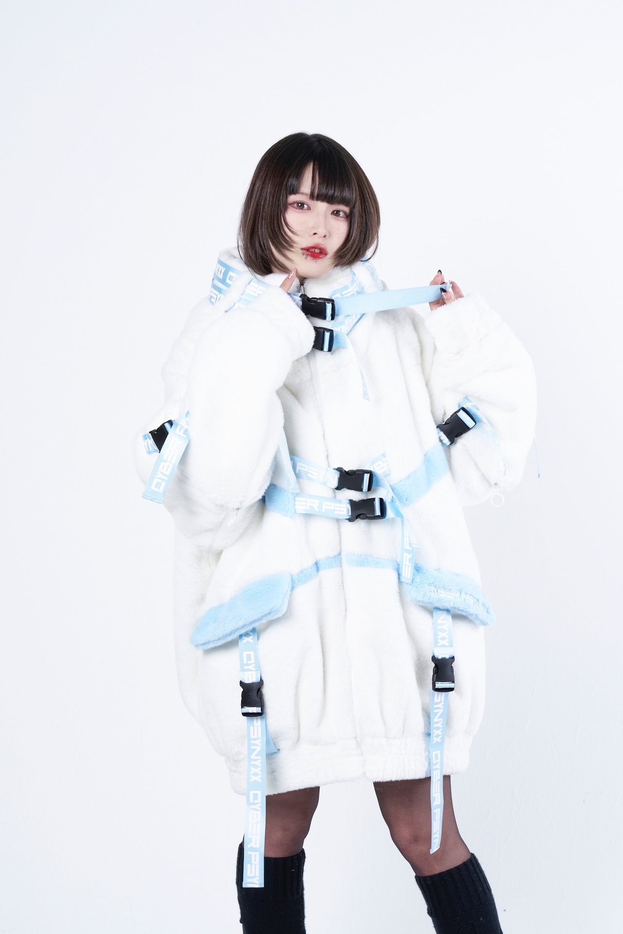 PSYNYXXサイバーファーブルゾン　グランジ　cyber アウター　冬服