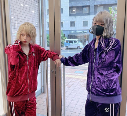 ベロア ジャージ セットアップ