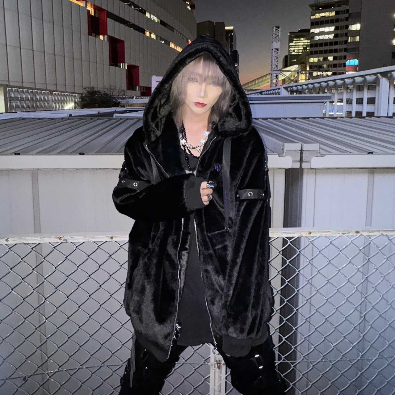 PSYNYXX スパイダーファーブルゾン 地雷系 サブカル サブジラ