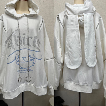 シナモロール×THICC コラボパーカー