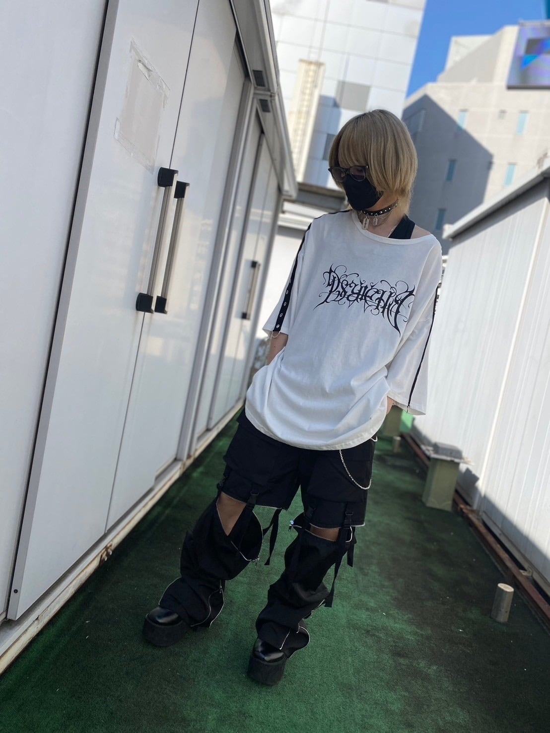 PSYNYXX SELECT 袖ハトメtshirts