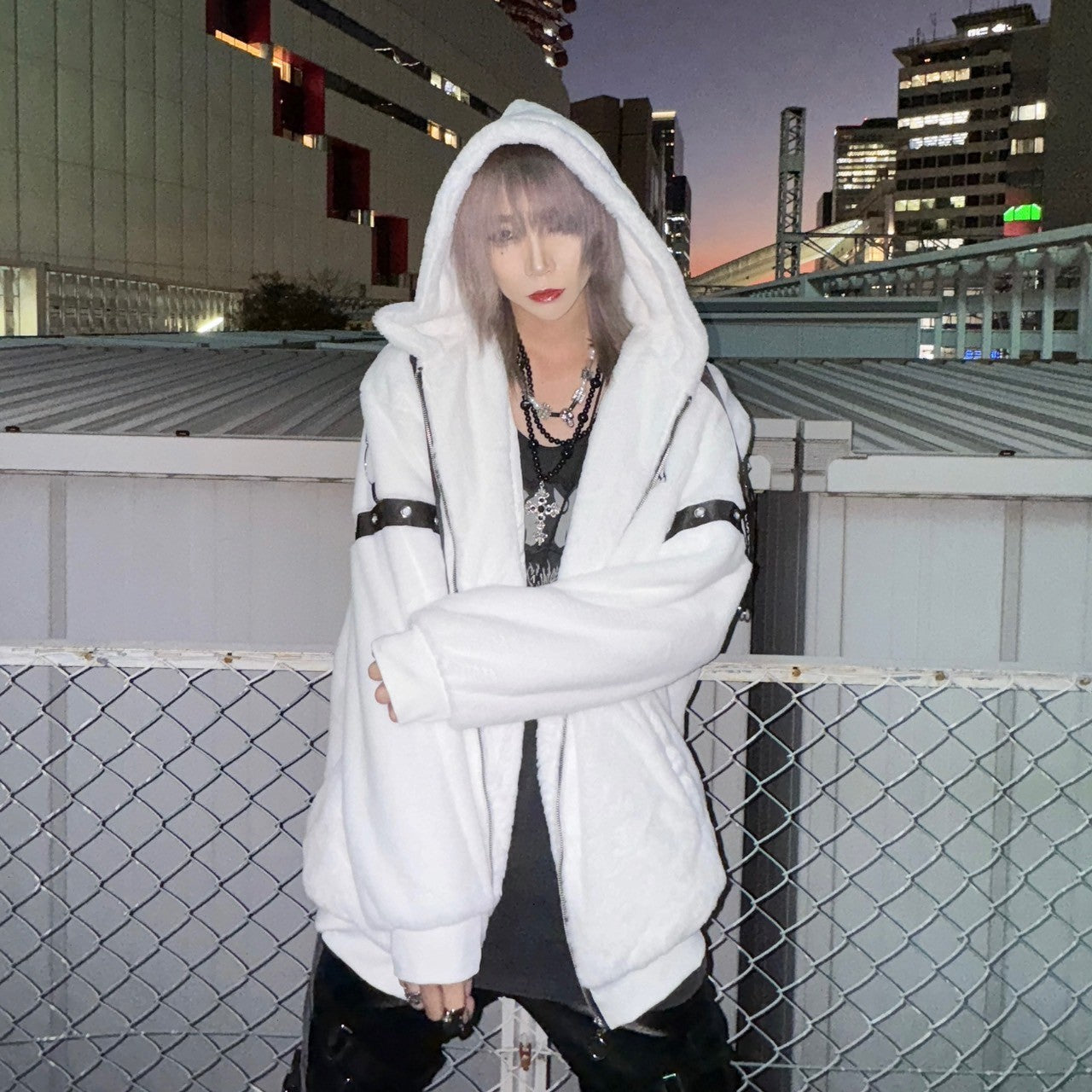 PSYNYXX スパイダーファーブルゾン 地雷系 サブカル サブジラ