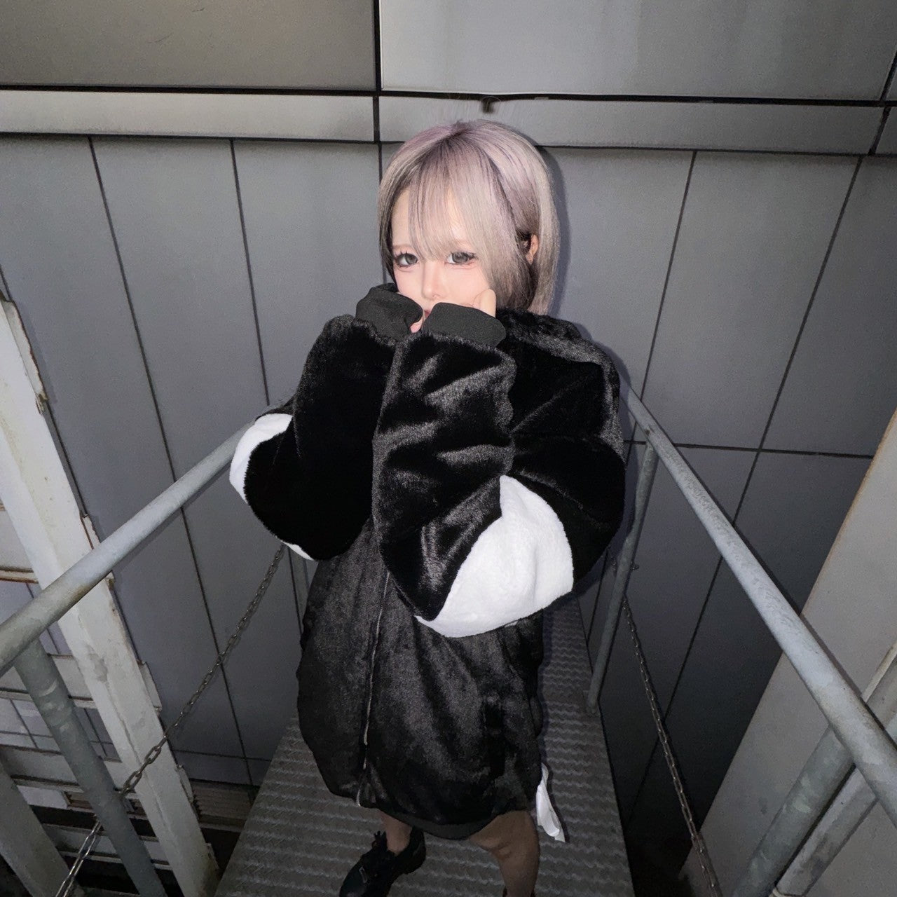 PSYNYXX セーラーファーブルゾン 地雷系 サブカル系