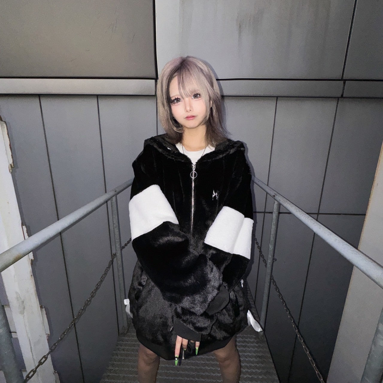 PSYNYXX セーラーファーブルゾン 地雷系 サブカル系
