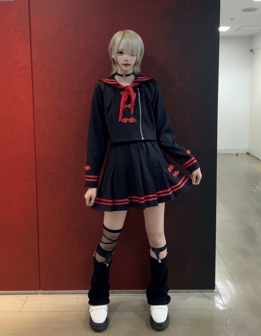 セーラーセットアップ サブカル 地雷 病みかわ