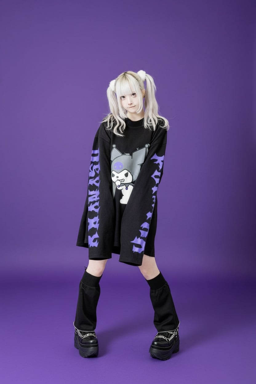 クロミ×PSYNYXX コラボロンT サンリオ　サブカル　サブジラ