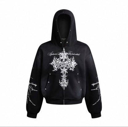 ゴシッククロススタッツフーディ サブカル グランジ 地雷