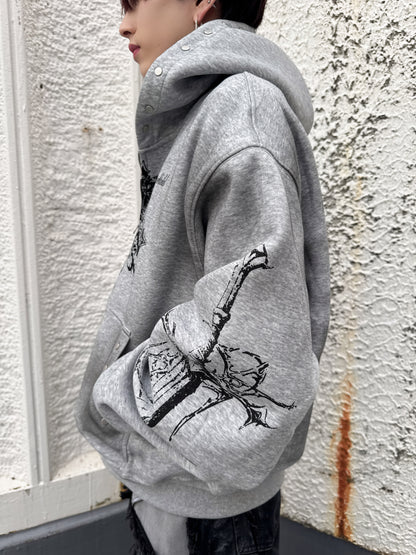 ゴシッククロススタッツフーディ サブカル グランジ 地雷