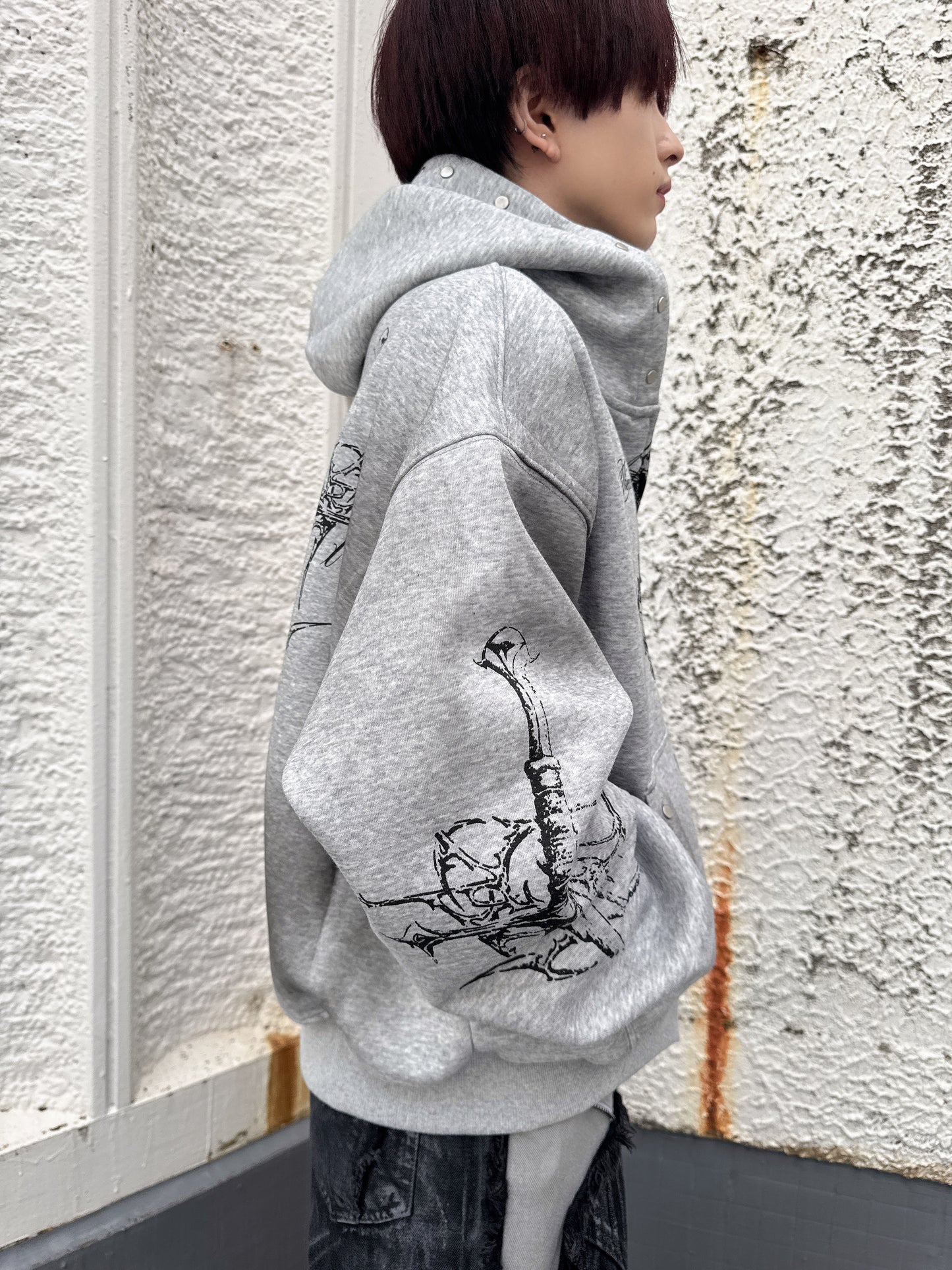 ゴシッククロススタッツフーディ サブカル グランジ 地雷