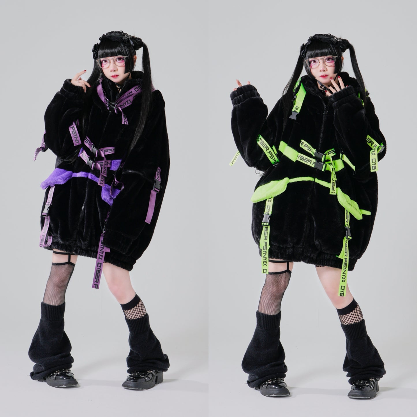 PSYNYXXサイバーファーブルゾンcyber アウター　冬服