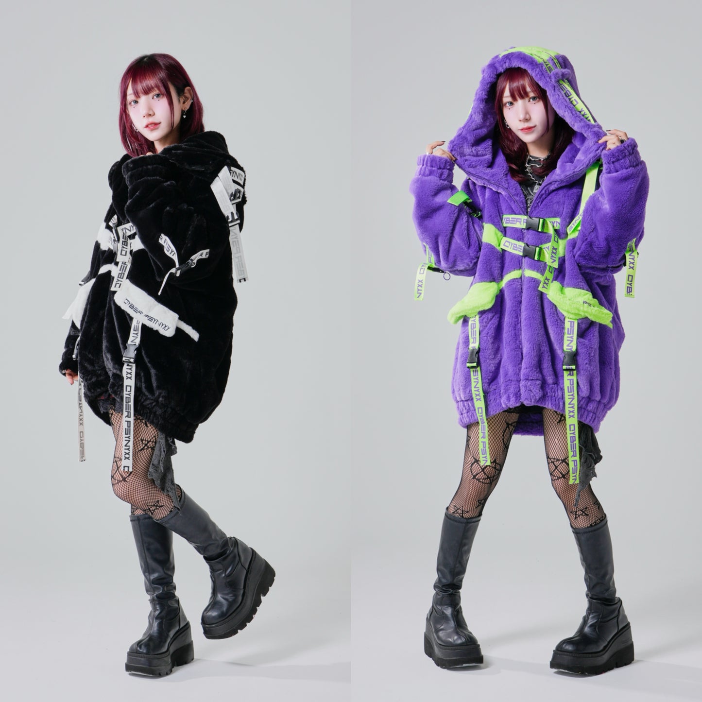 PSYNYXXサイバーファーブルゾンcyber アウター　冬服