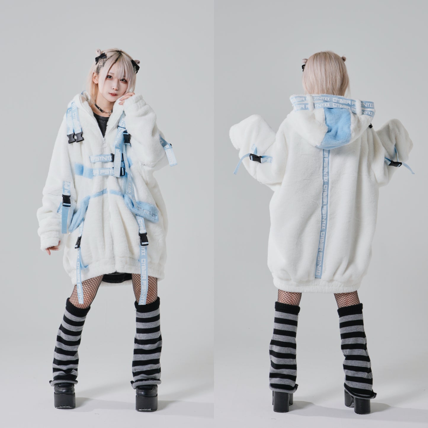 PSYNYXXサイバーファーブルゾンcyber アウター　冬服