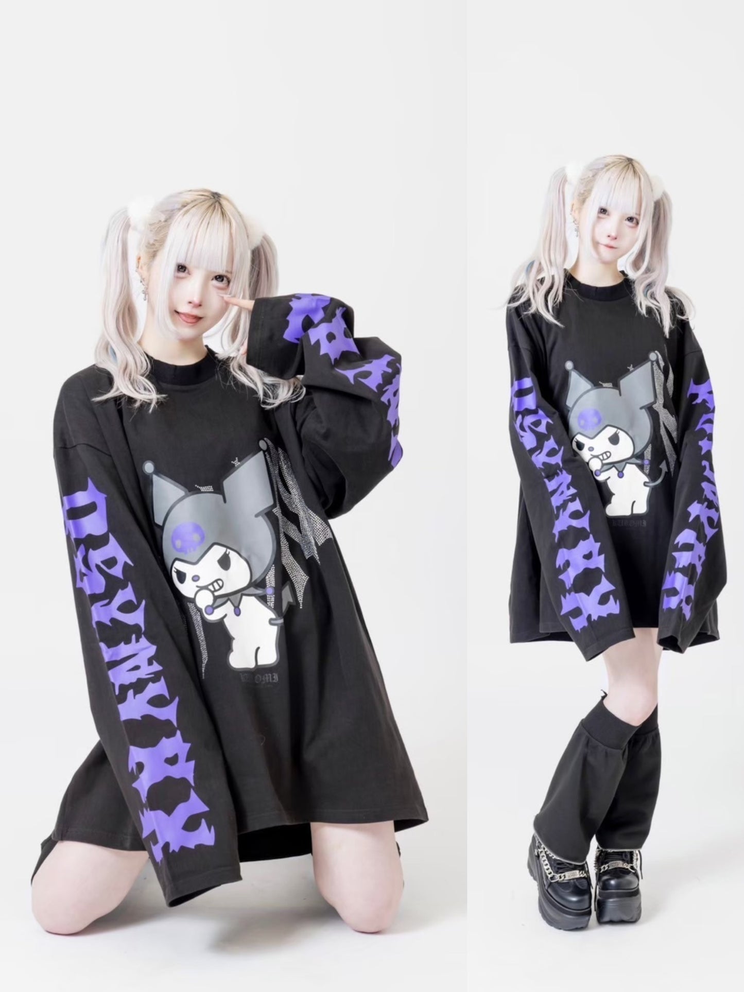 クロミ×PSYNYXX コラボロンT サンリオ　サブカル　サブジラ