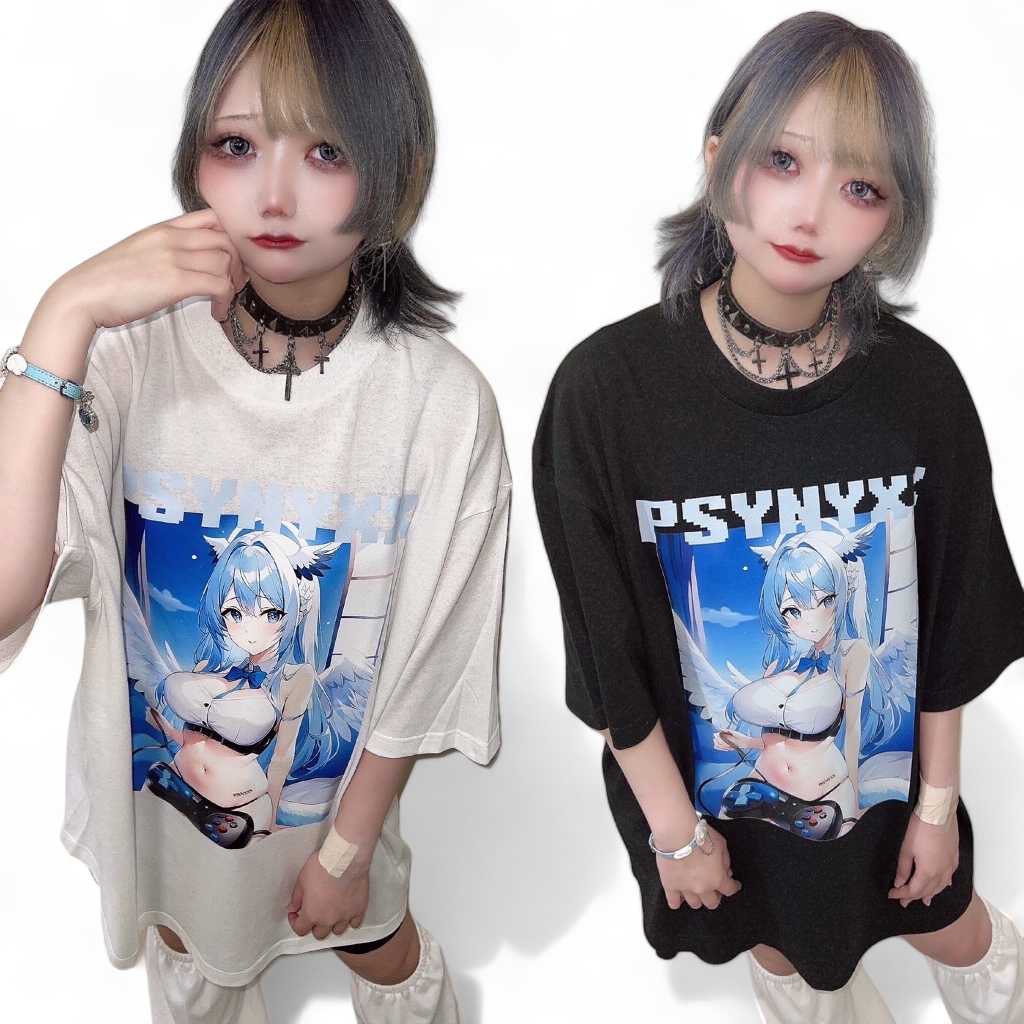 PSYNYXX イラストTシャツ