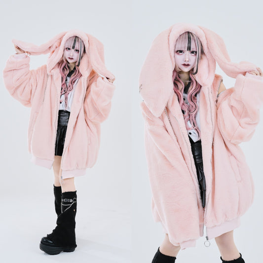 PSYNYXX うさ耳ファーブルゾン 地雷 サブジラ