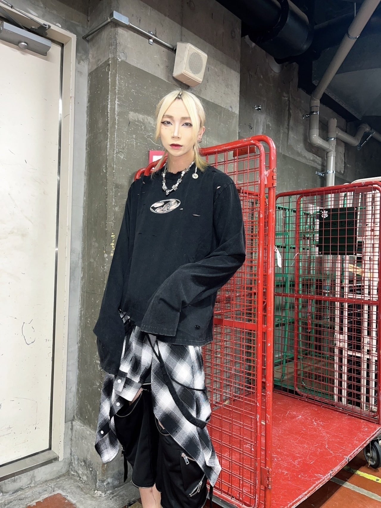 BARCON プレートロゴクラッシュロンT グランジ