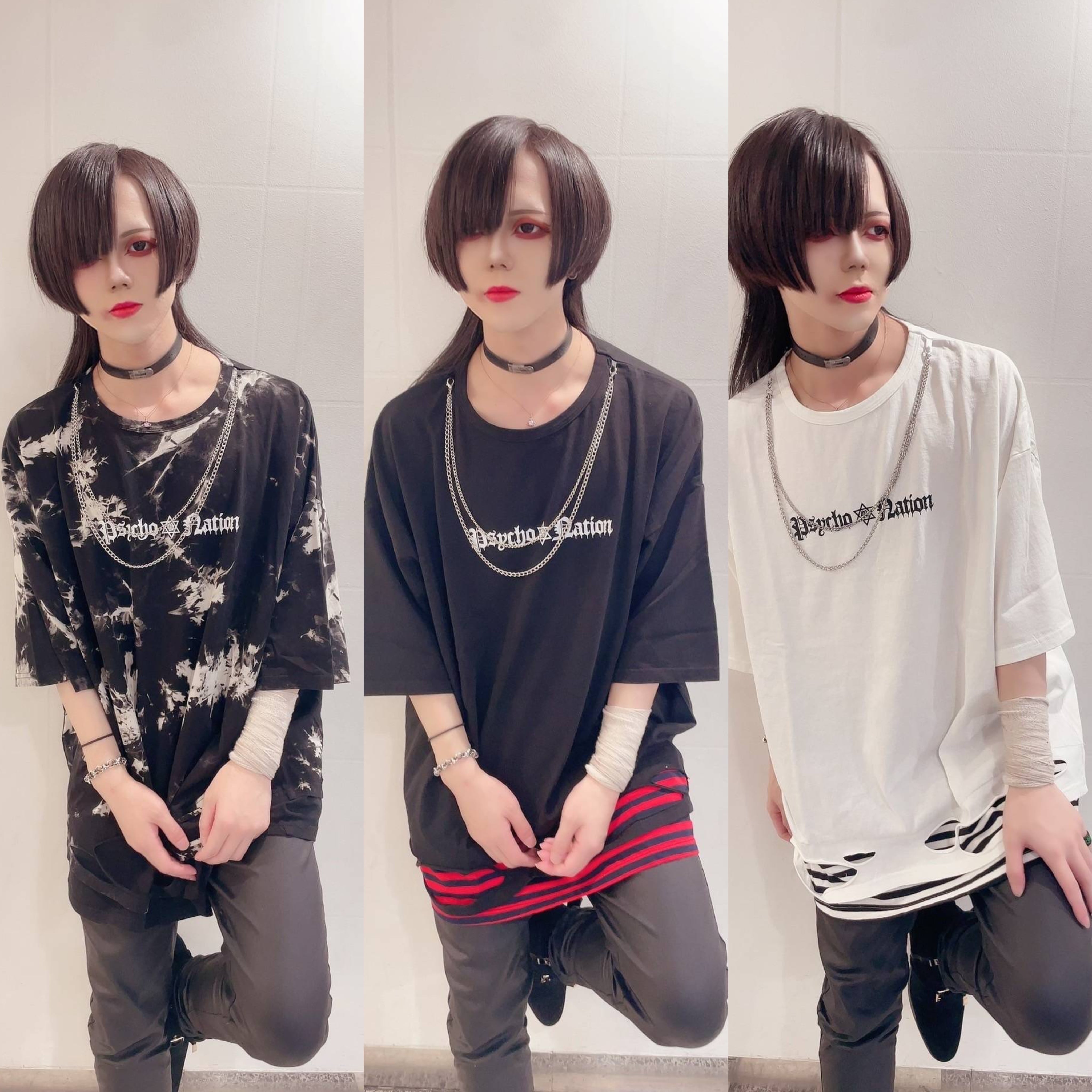 PSYNYXX SELECT チェーン付きレイヤードカットソー
