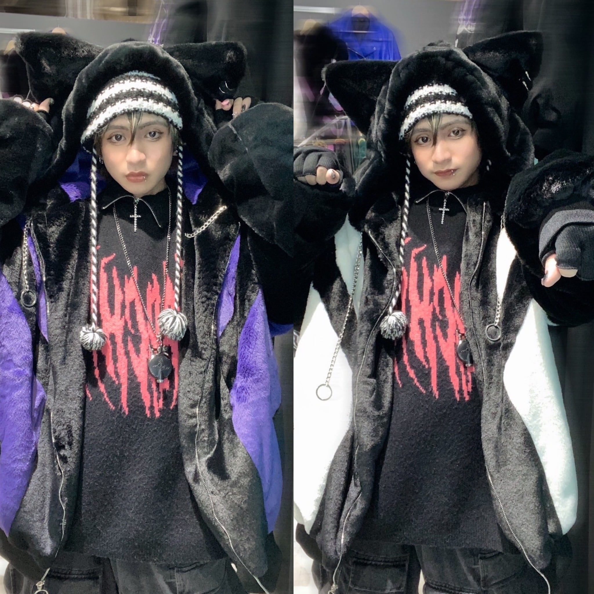 PSYNYXX 切替猫耳　ハイクオリティファーブルゾン