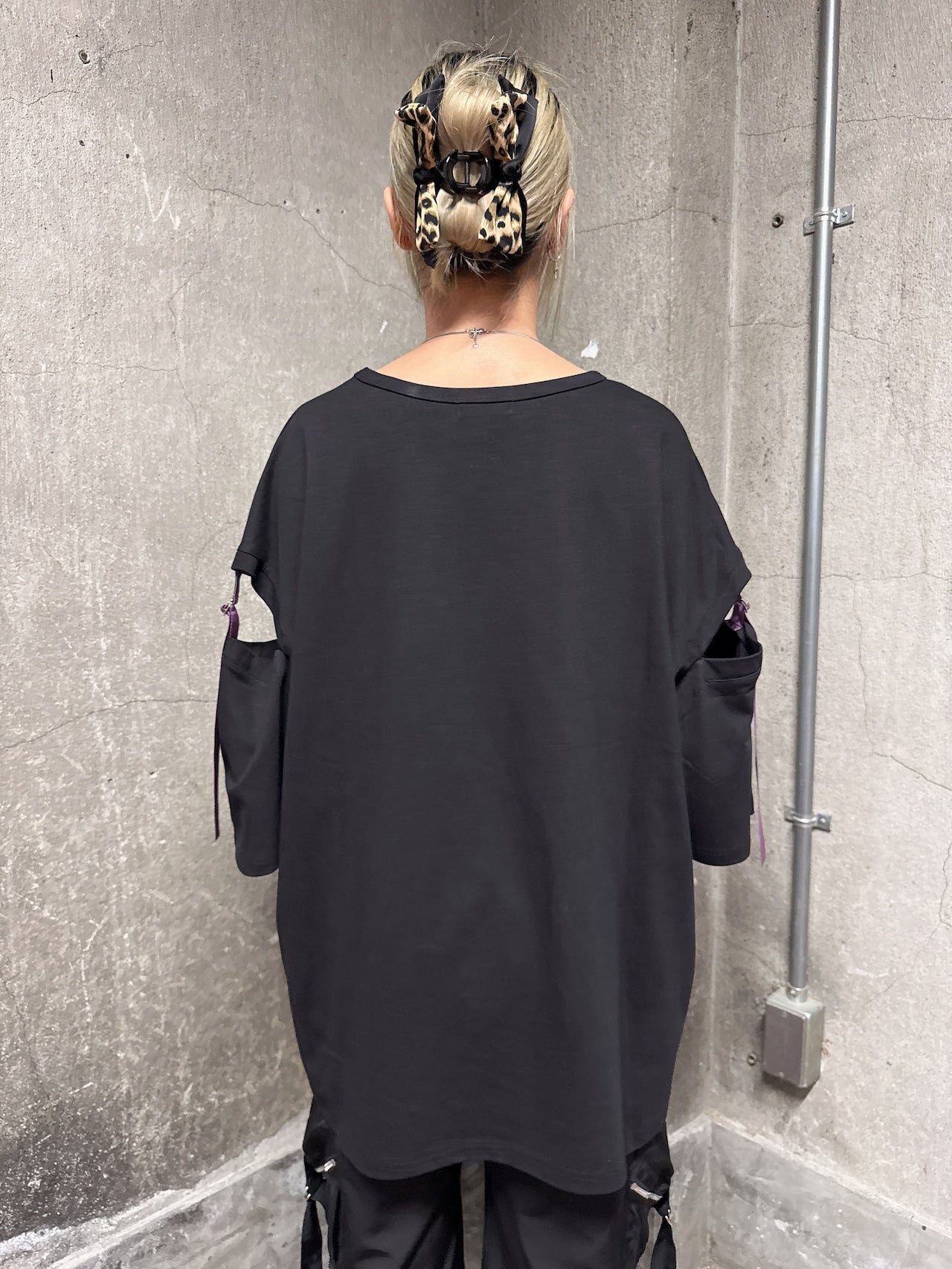 クロミ×PSYNYXXコラボオーバーサイズTシャツ 地雷 サブカル サンリオ