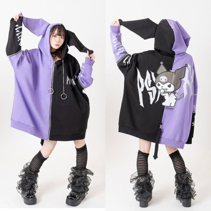 【希少】KUROMIクロミ×PSYNYXXパーカー 地雷 サブカル サンリオ