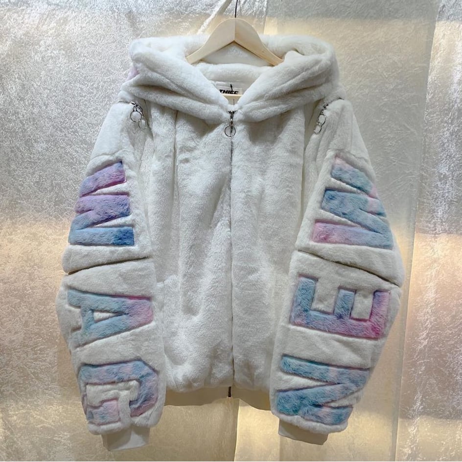 THICC  newjackswag 3way ハイクオリティ　ファーブルゾン アウター　冬服　モテ服　サブカル　地雷　水色界隈　EXIT スラムダンク