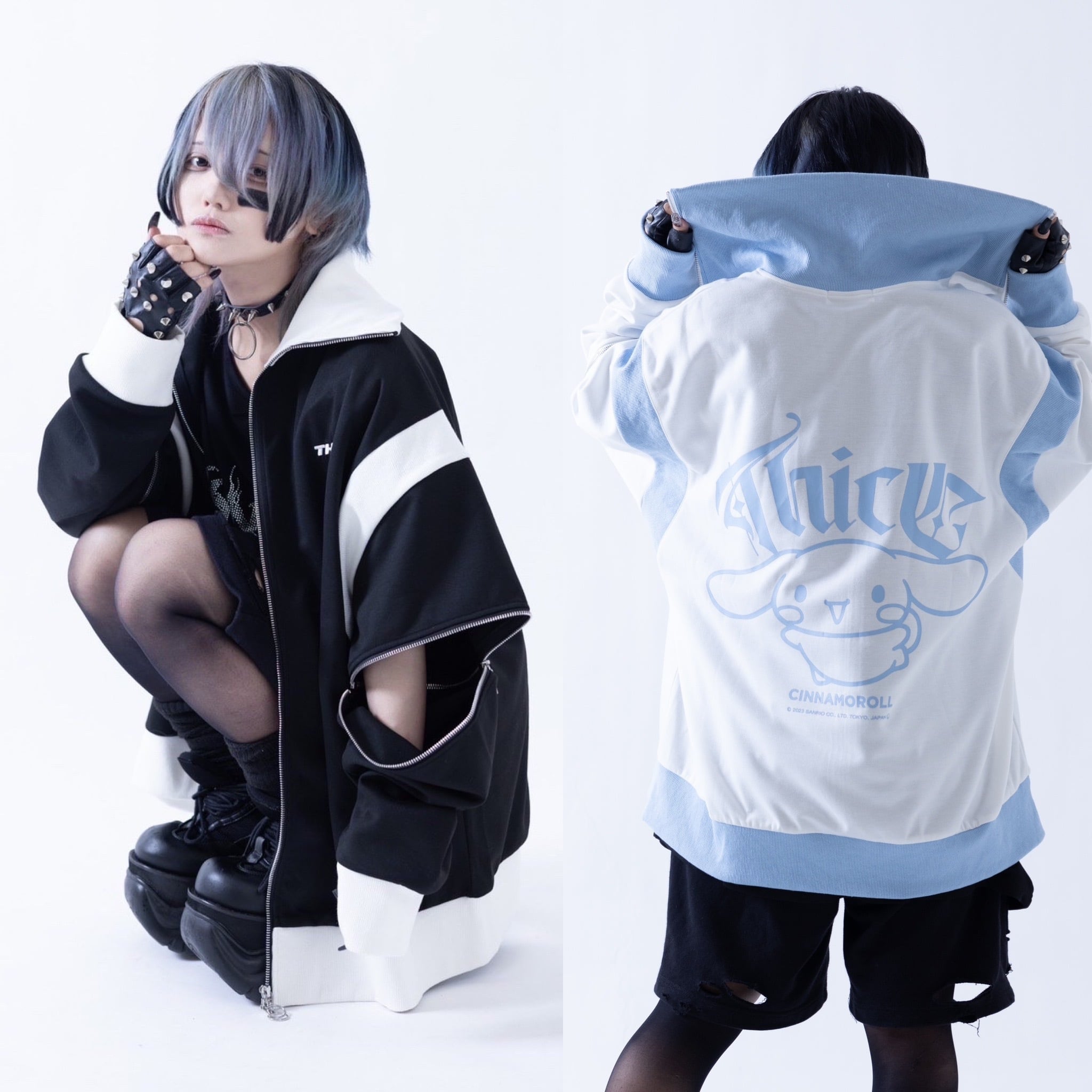Rara camiseta de colaboración Cinnamoroll x THICC