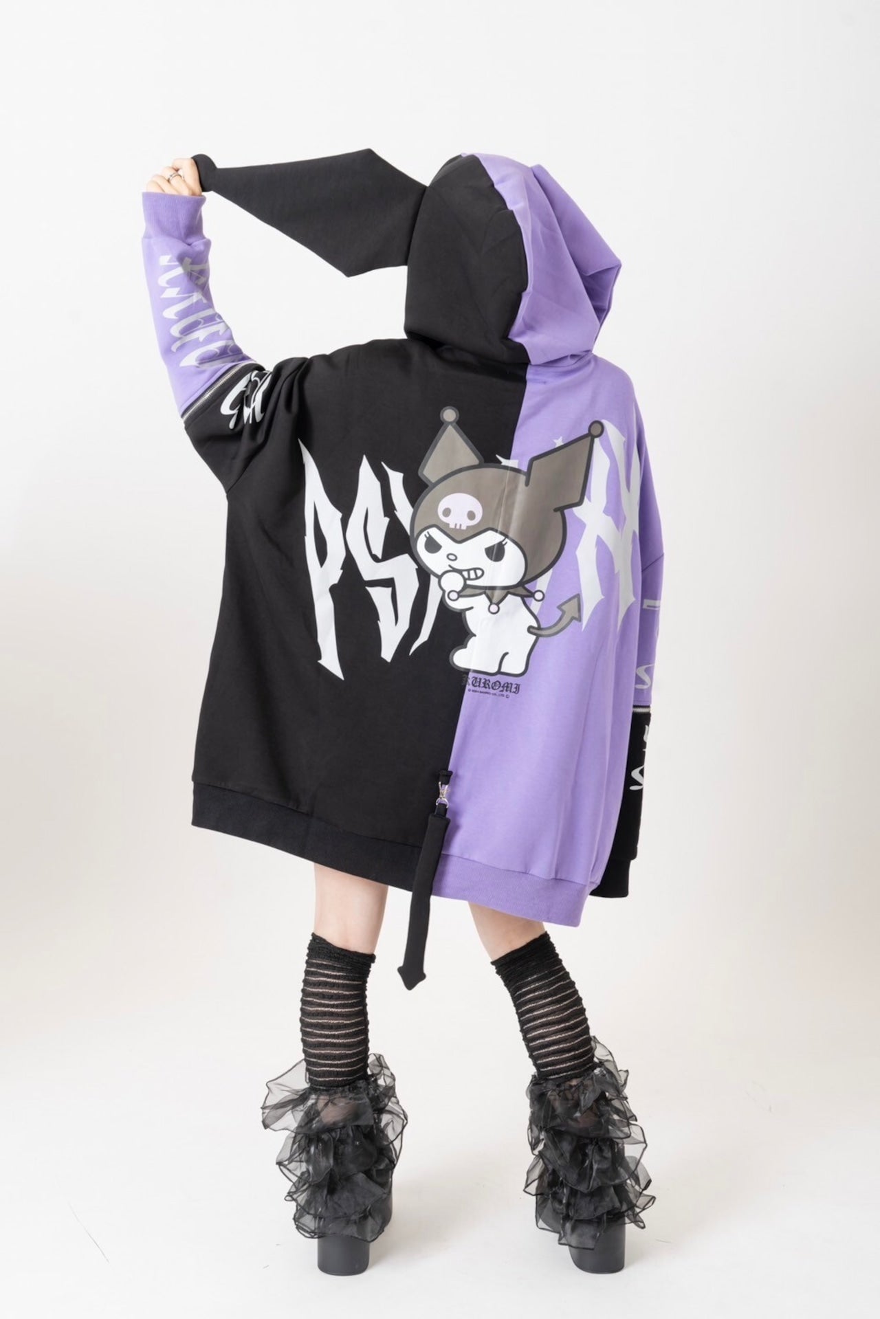 【希少】KUROMIクロミ×PSYNYXXパーカー 地雷 サブカル サンリオ