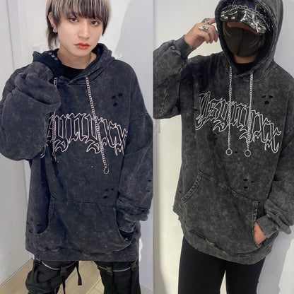新型PSYNYXXケミカルダメージプルオーバーパーカー