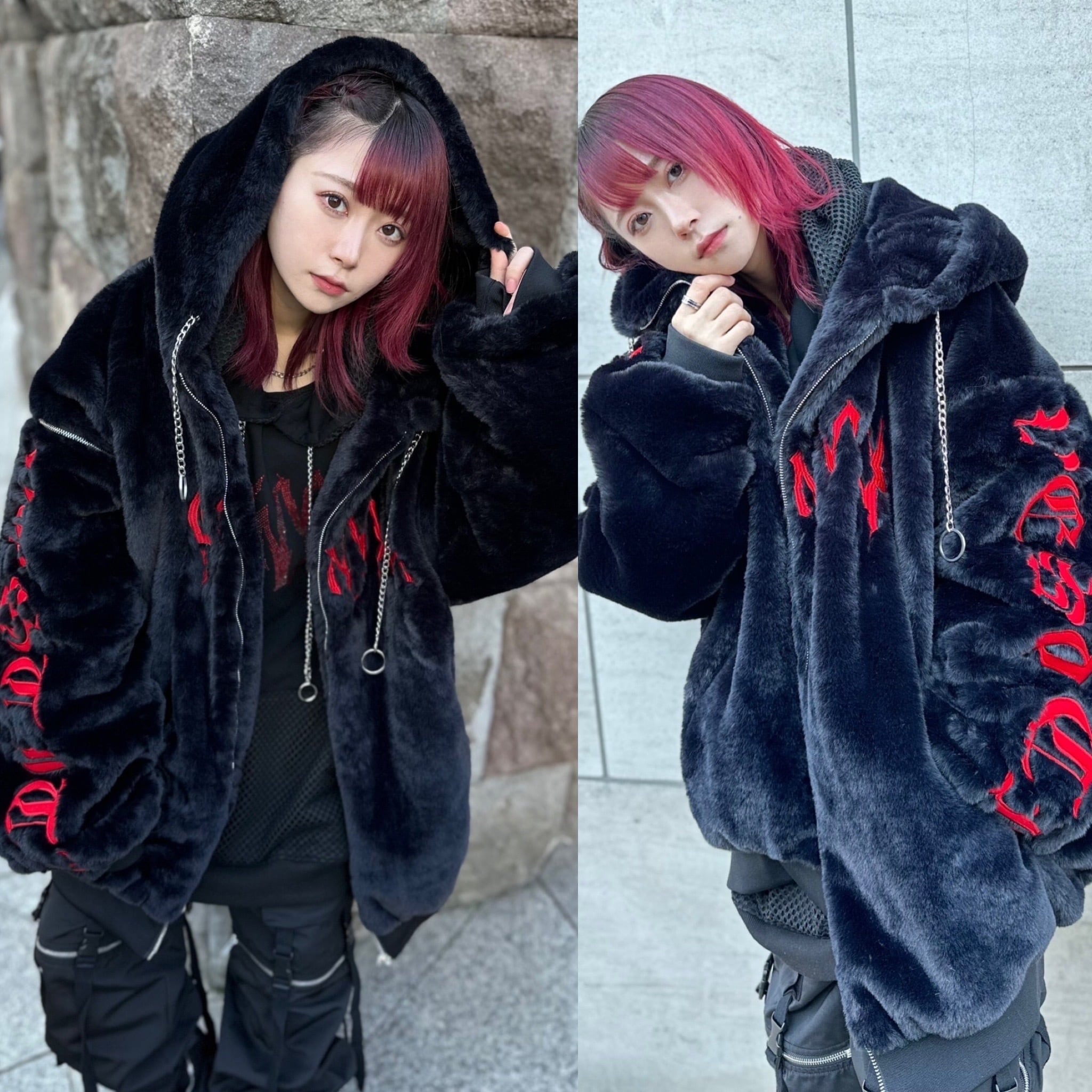 PSYNYXX×THICC 魔法陣ファーブルゾン