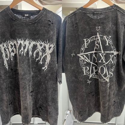 PSYNYXX ピグメントドロフォントTshirts