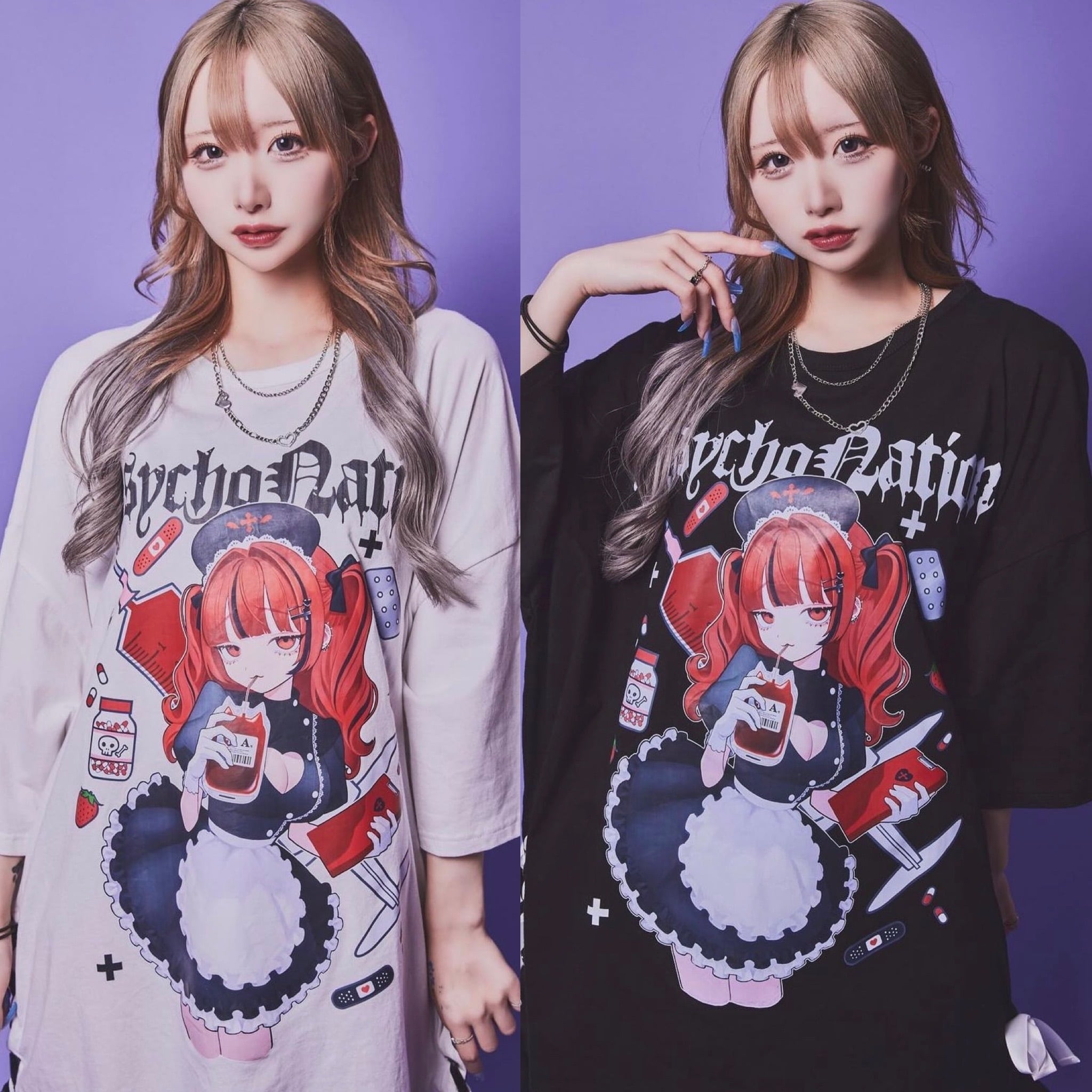 PSYNYXX セレクト イラストtshirts
