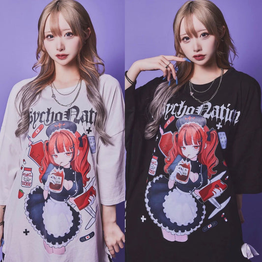 PSYNYXX セレクト イラストtshirts
