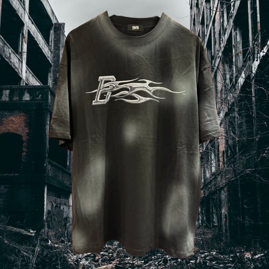 PSYNYXX  シルバープレートロゴtshirts