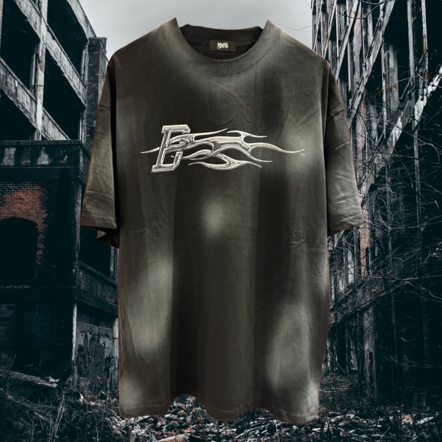 PSYNYXX  シルバープレートロゴtshirts