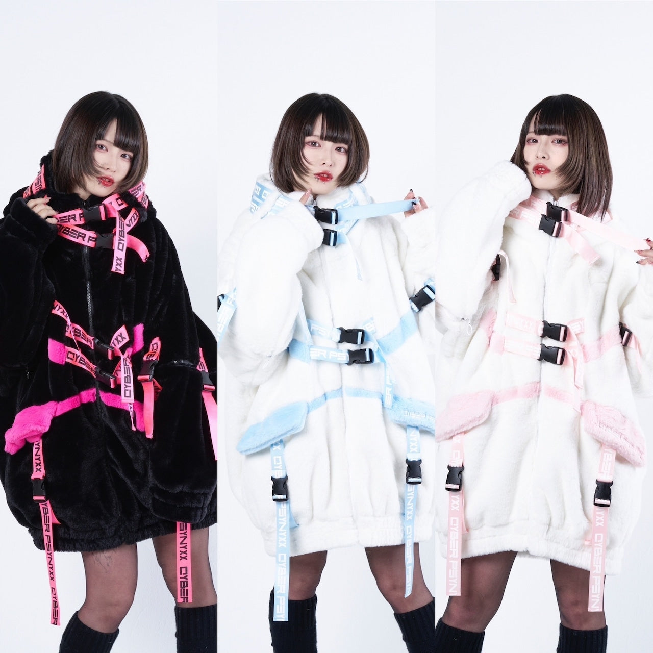 PSYNYXXサイバーファーブルゾン　グランジ　cyber アウター　冬服