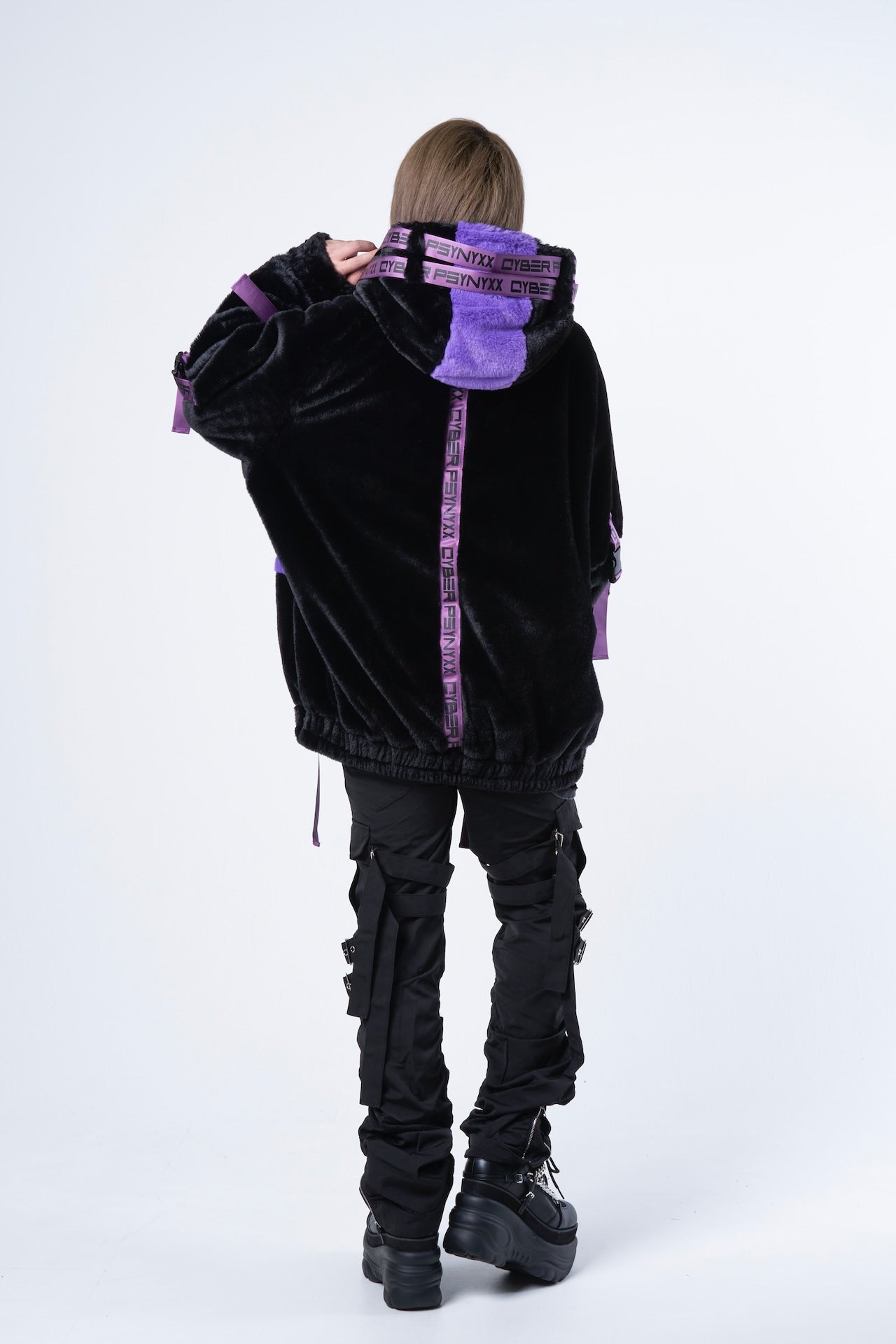 PSYNYXXサイバーファーブルゾン　グランジ　cyber アウター　冬服
