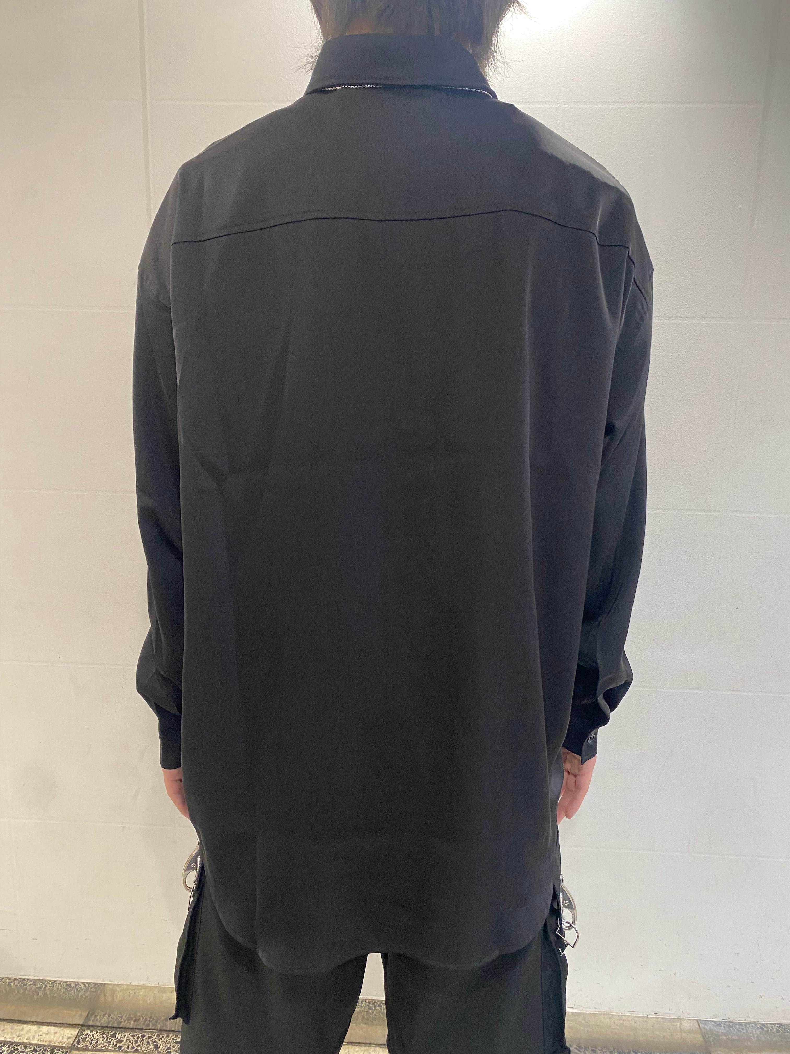 PSYNYXX BY THICC Select Chain Loop Tie Shirt