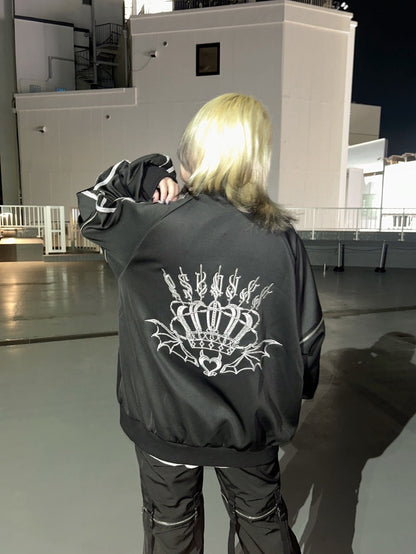 PSYNYXX バッククラウン刺繍ジャージ サブカル 地雷