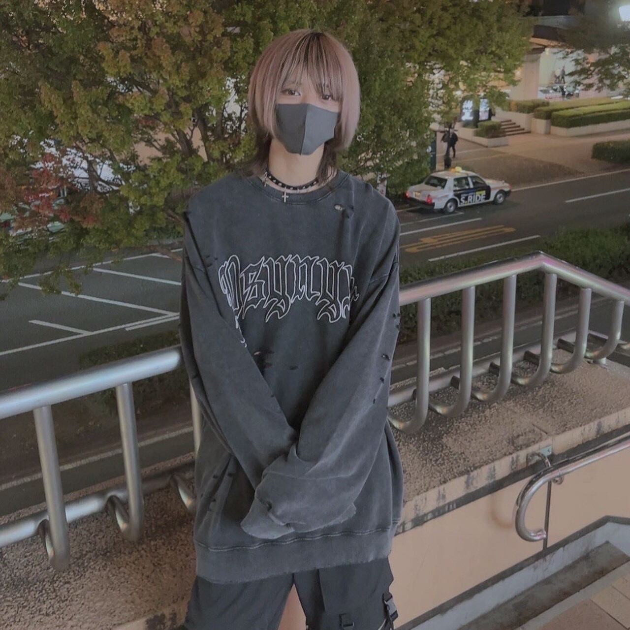 PSYNYXXピグメント加工トレーナー