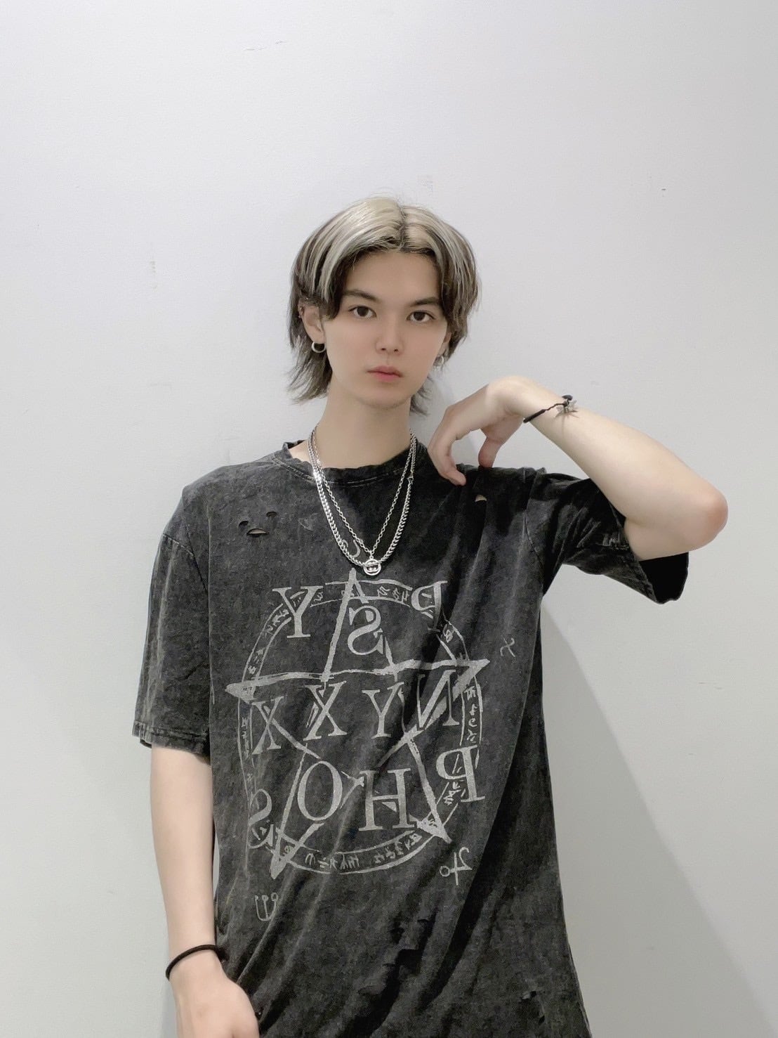 PSYNYXX ピグメント魔法陣tshirts