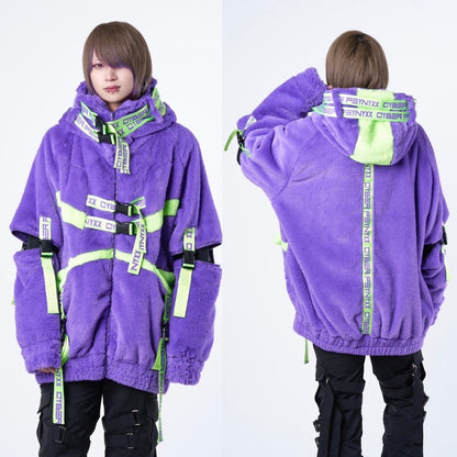 PSYNYXXサイバーファーブルゾン　グランジ　cyber アウター　冬服