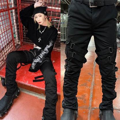 PSYNYXX ベルトカーゴパンツ サブカル 地雷 サブスト グランジ