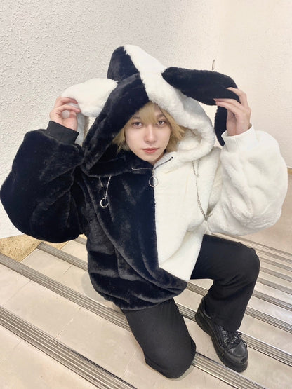 PSYNYXX  ウサ耳ピアス　ハイクオリティファーブルゾン