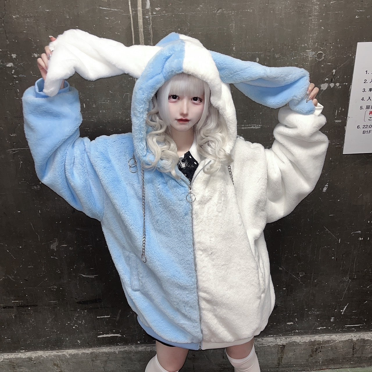 PSYNYXX うさ耳ファーブルゾン 地雷 サブジラ – THICC PSYNYXX