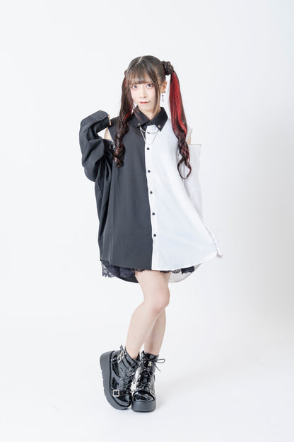 PSYNYXX 新・チェーンZIPシャツ