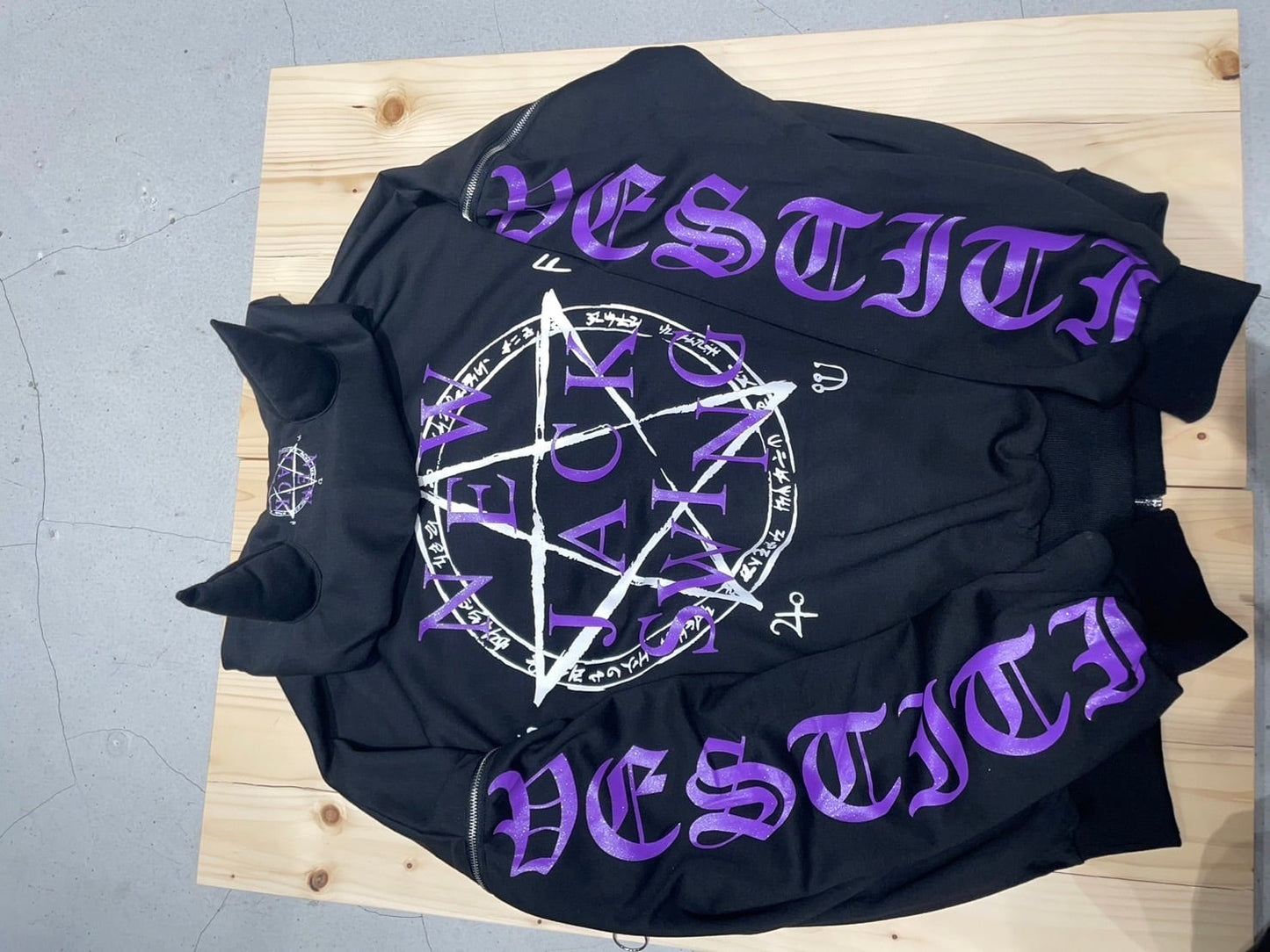 PSYNYXX デビルホーン魔法陣パーカー