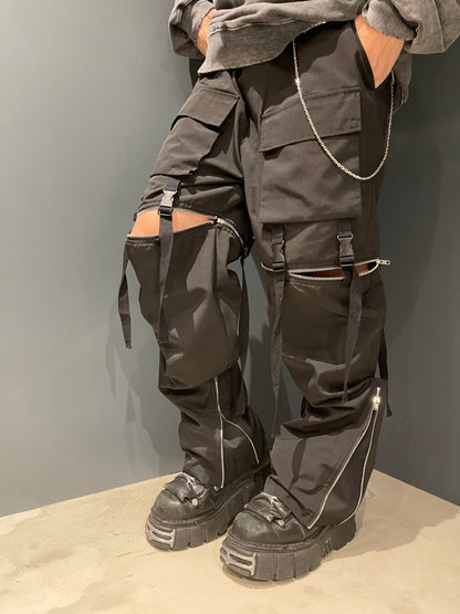 売れ筋NO.1 PSYNYXX THICC ジップワイドカーゴパンツ