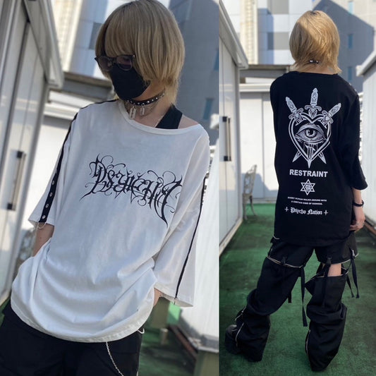 PSYNYXX SELECT 袖ハトメtshirts