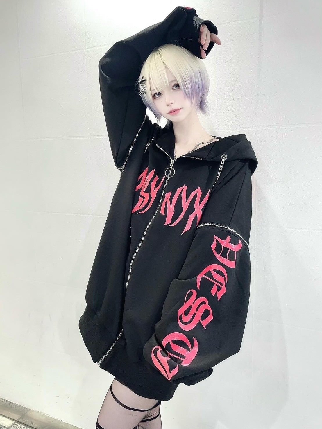 PSYNYXX デビルホーン魔法陣パーカー